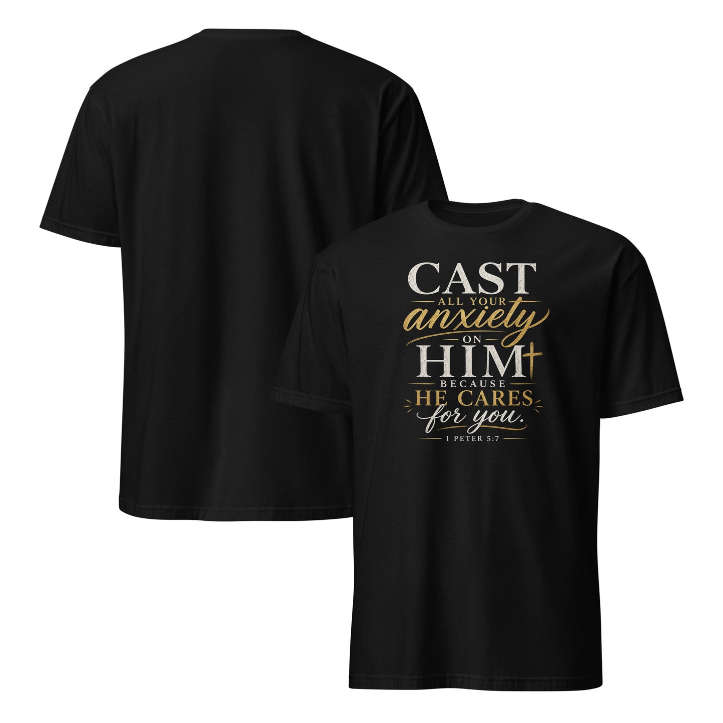 Anxiety 1 Peter 5:7 - Scripture Wear