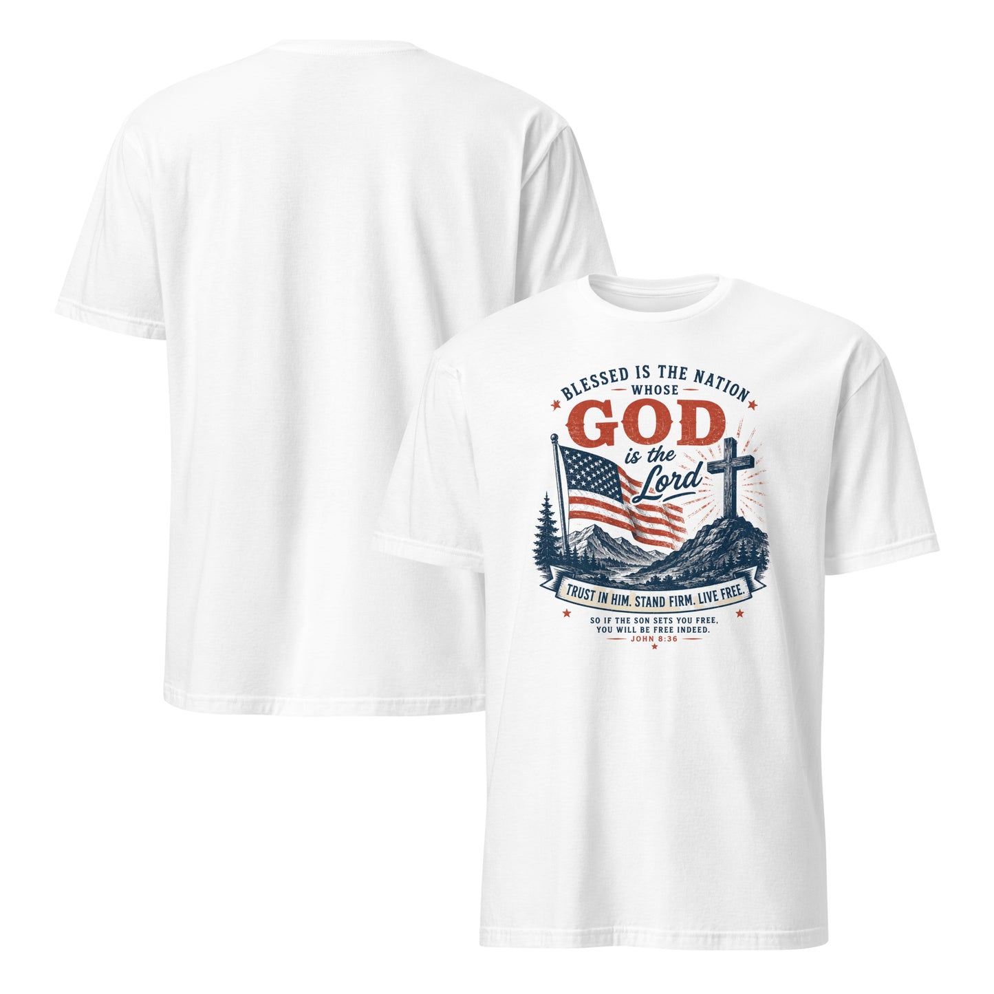 Blessed is The Nation - Scripture Wear