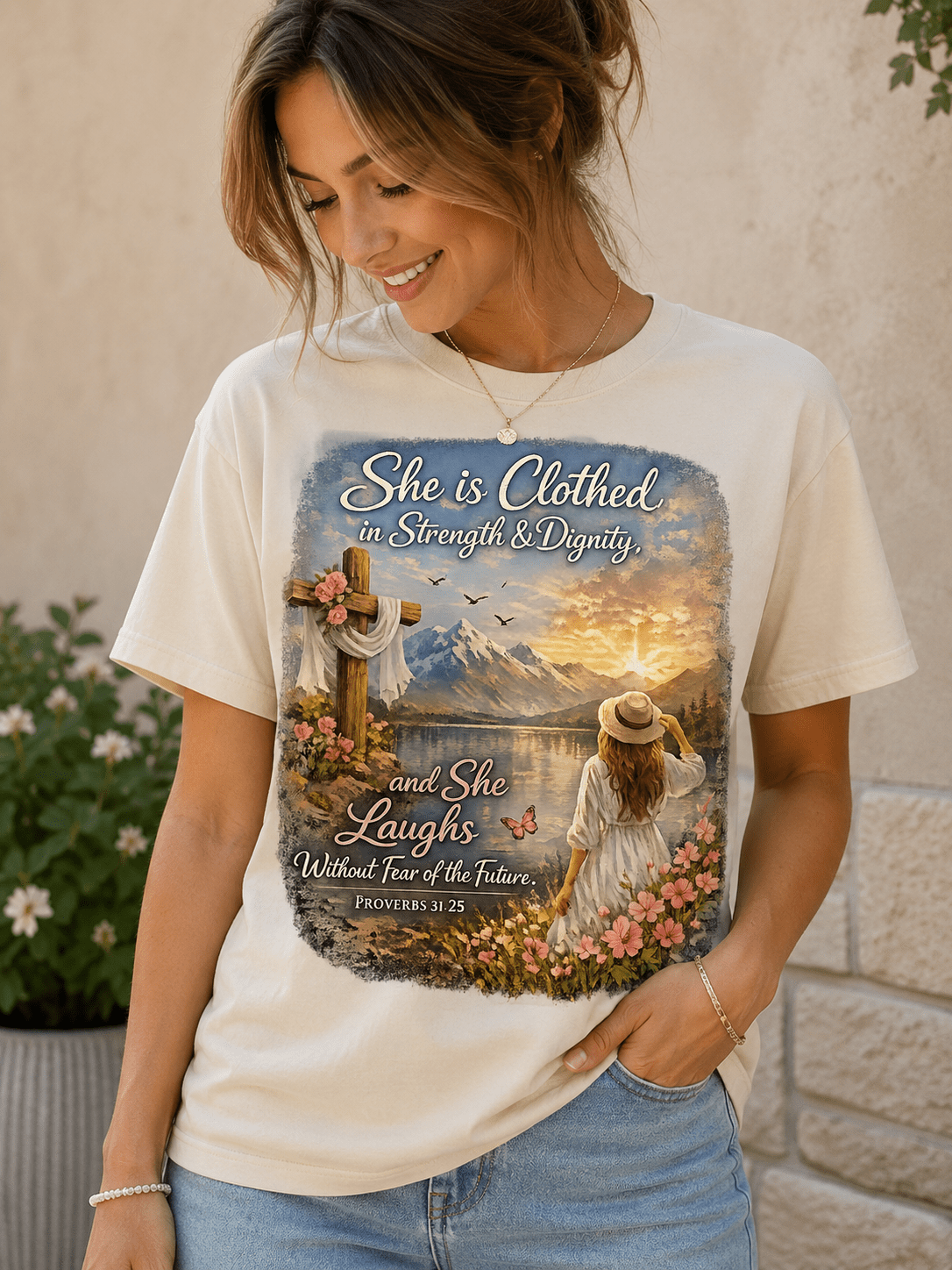 Proverbs 31:25 - Scripture Wear