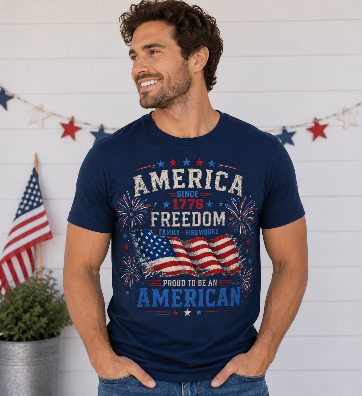 America 1776 Mens - Scripture Wear