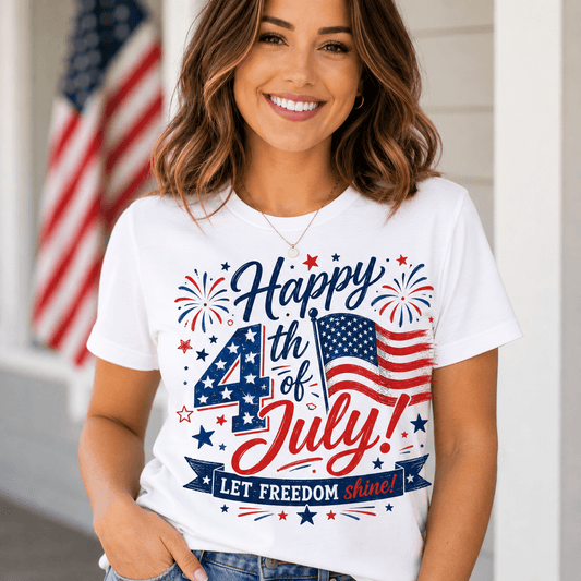 Happy 4th of July Women - Scripture Wear
