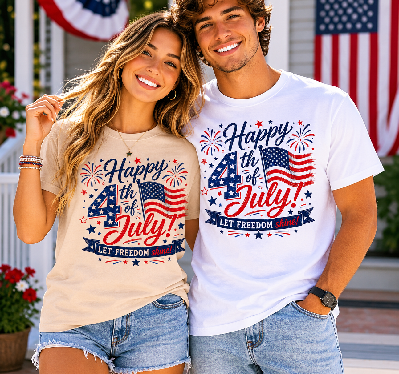 Happy 4th of July Mens - Scripture Wear