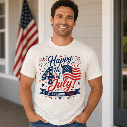 Happy 4th of July Mens - Scripture Wear