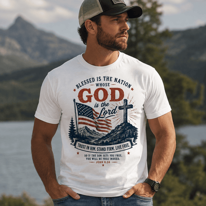 Blessed is The Nation - Scripture Wear